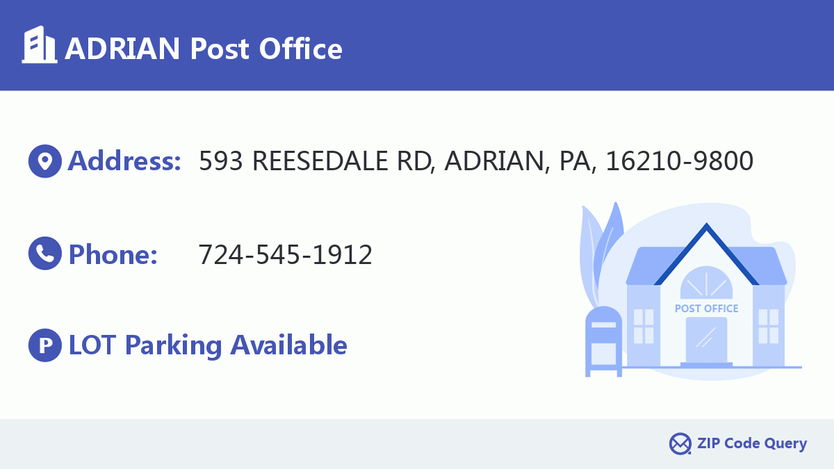 Post Office:ADRIAN