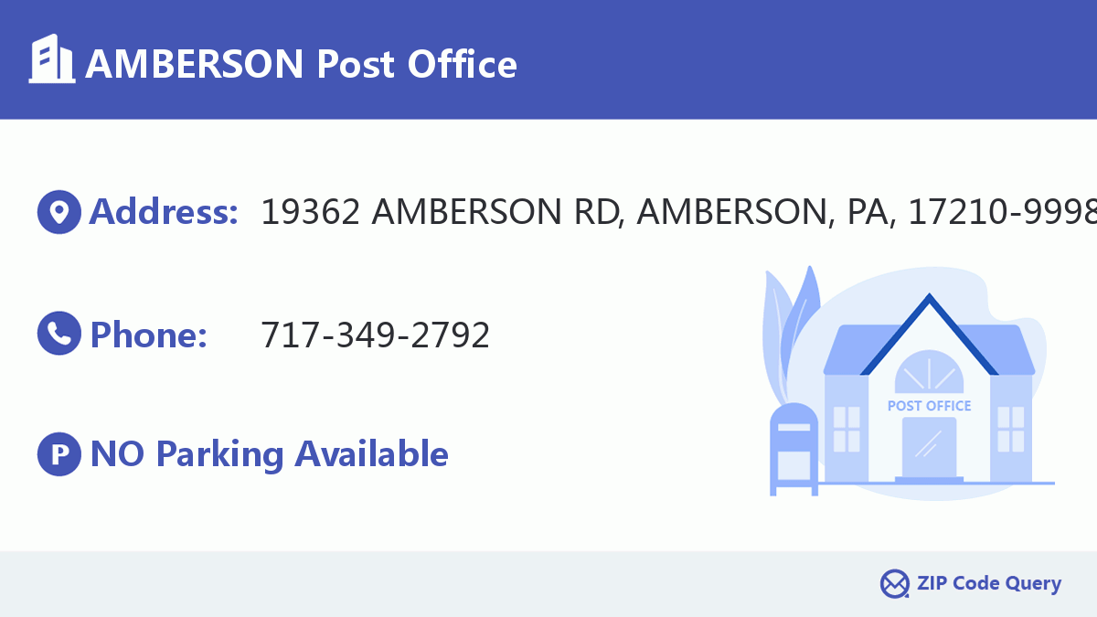 Post Office:AMBERSON