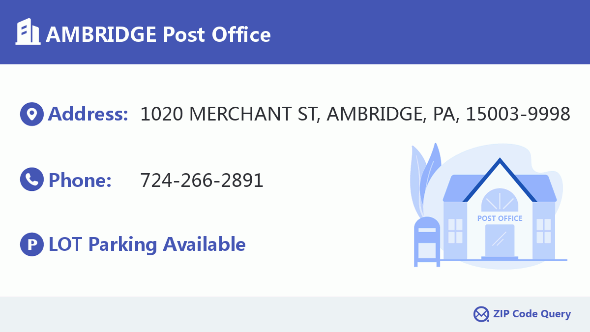 Post Office:AMBRIDGE