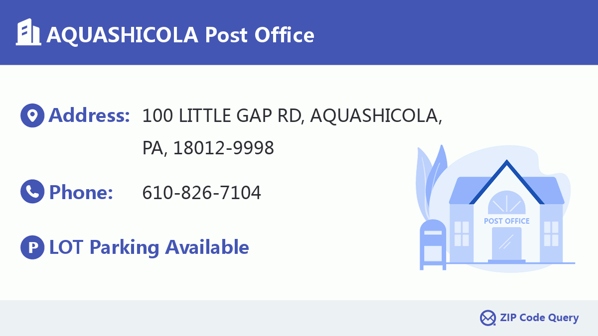 Post Office:AQUASHICOLA