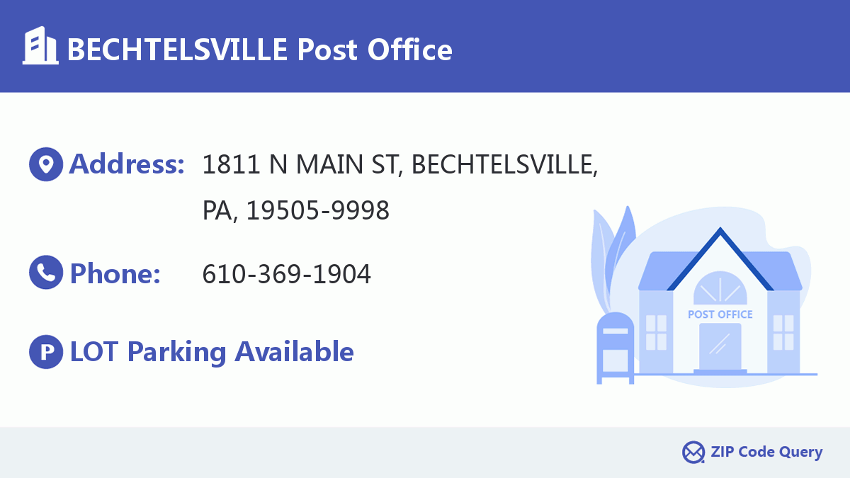 Post Office:BECHTELSVILLE