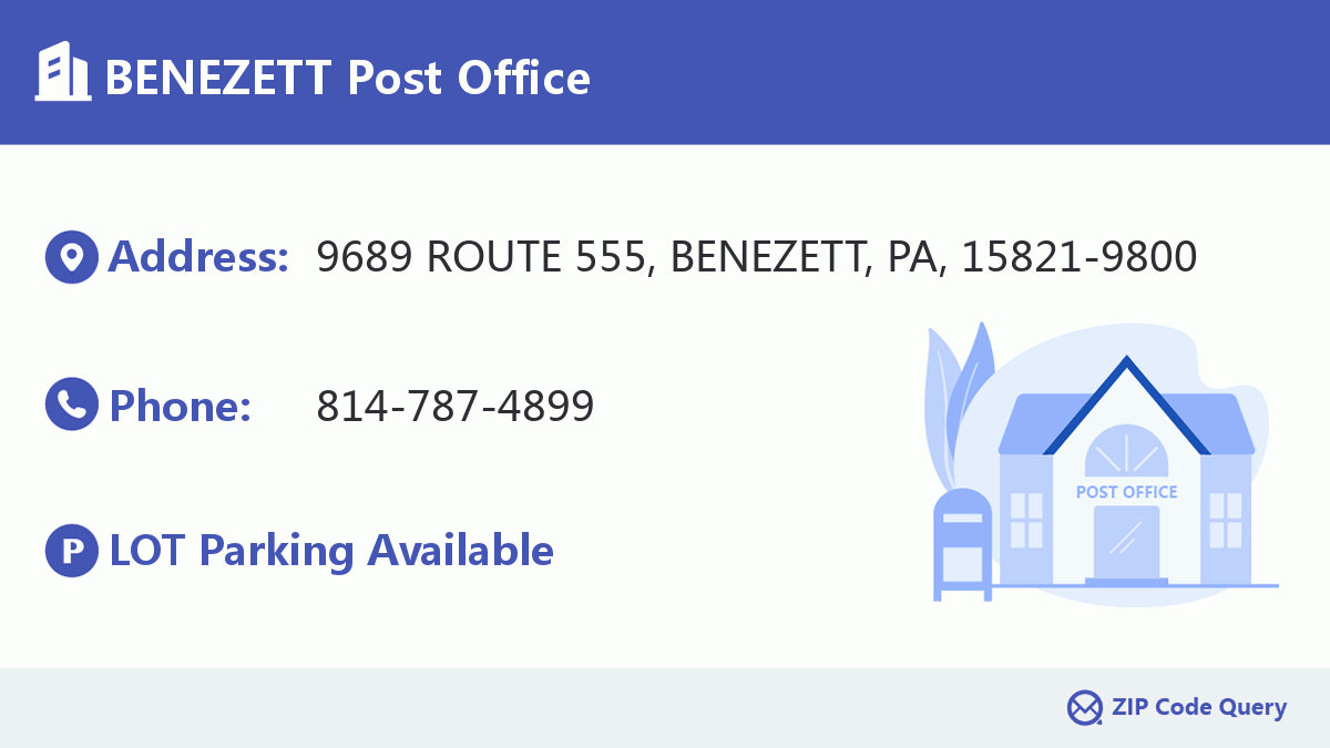 Post Office:BENEZETT