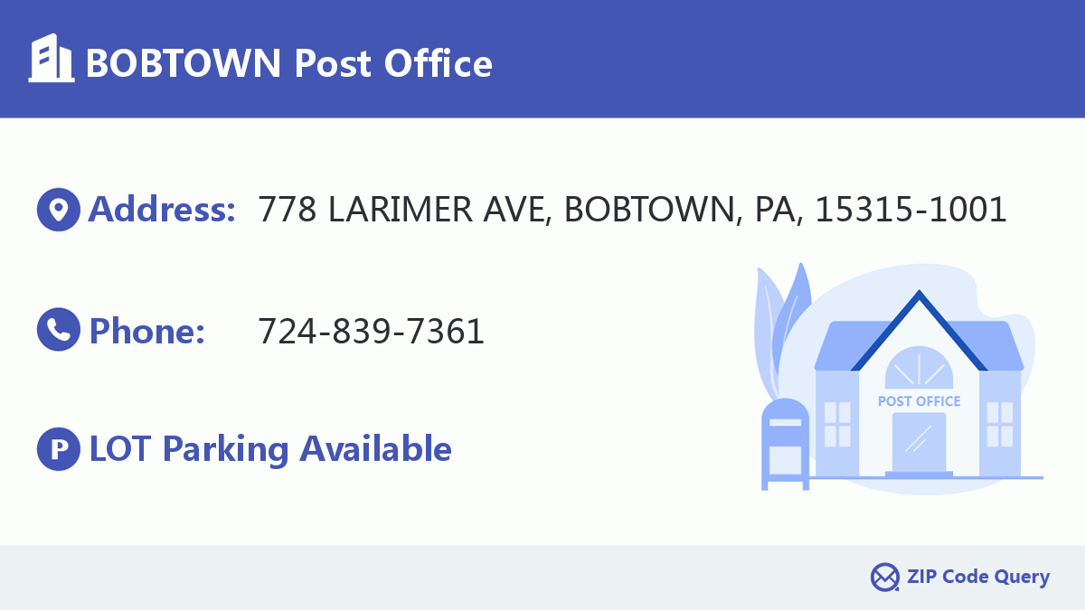 Post Office:BOBTOWN