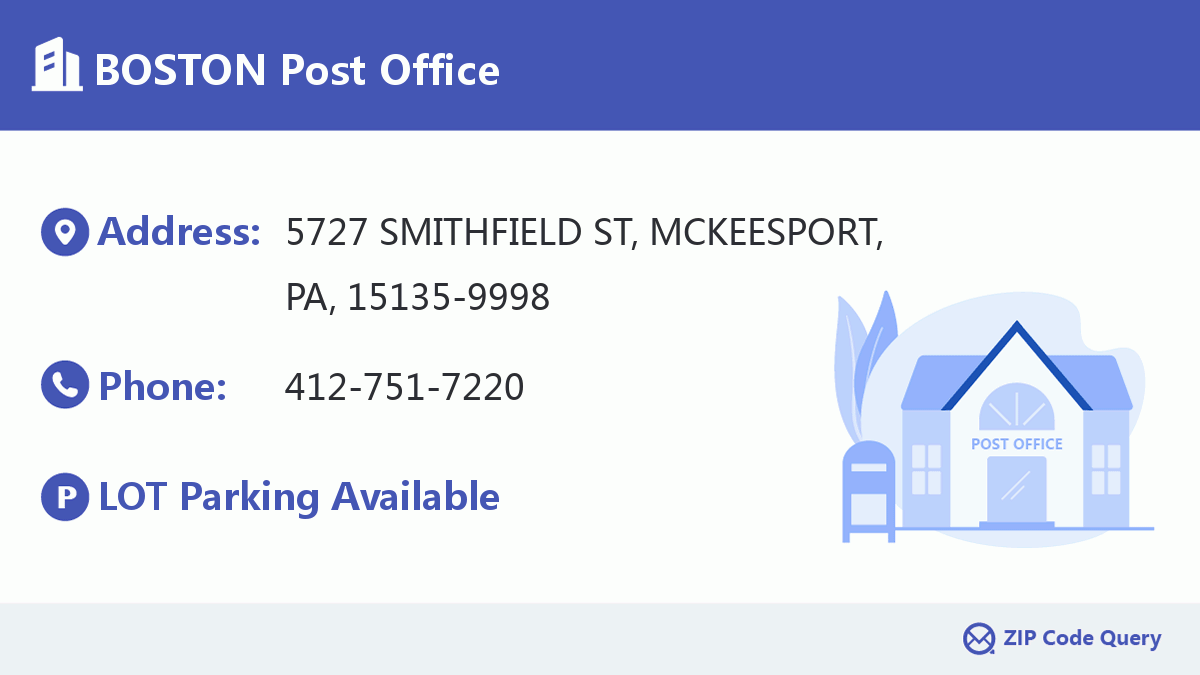 Post Office:BOSTON