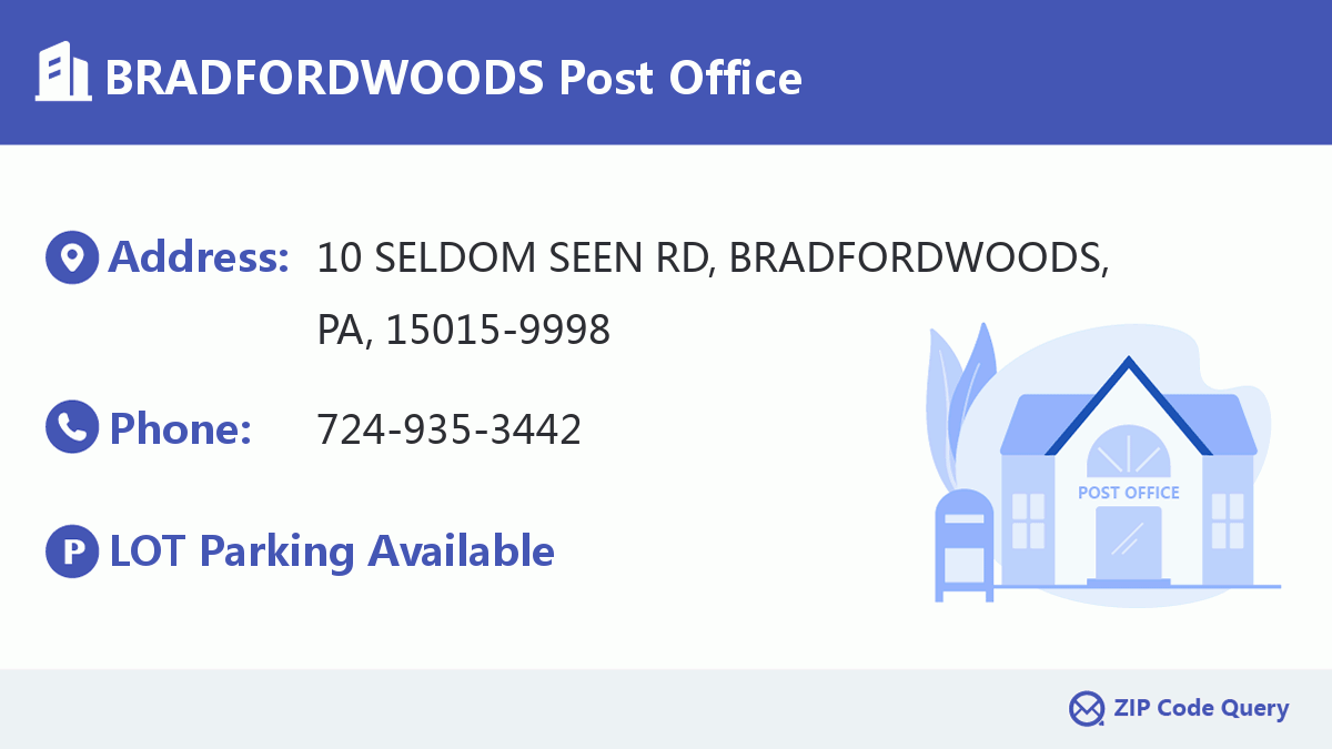 Post Office:BRADFORDWOODS