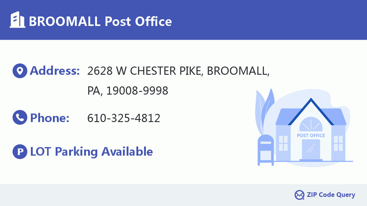 Post Office:BROOMALL