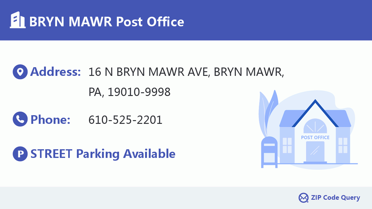 Post Office:BRYN MAWR