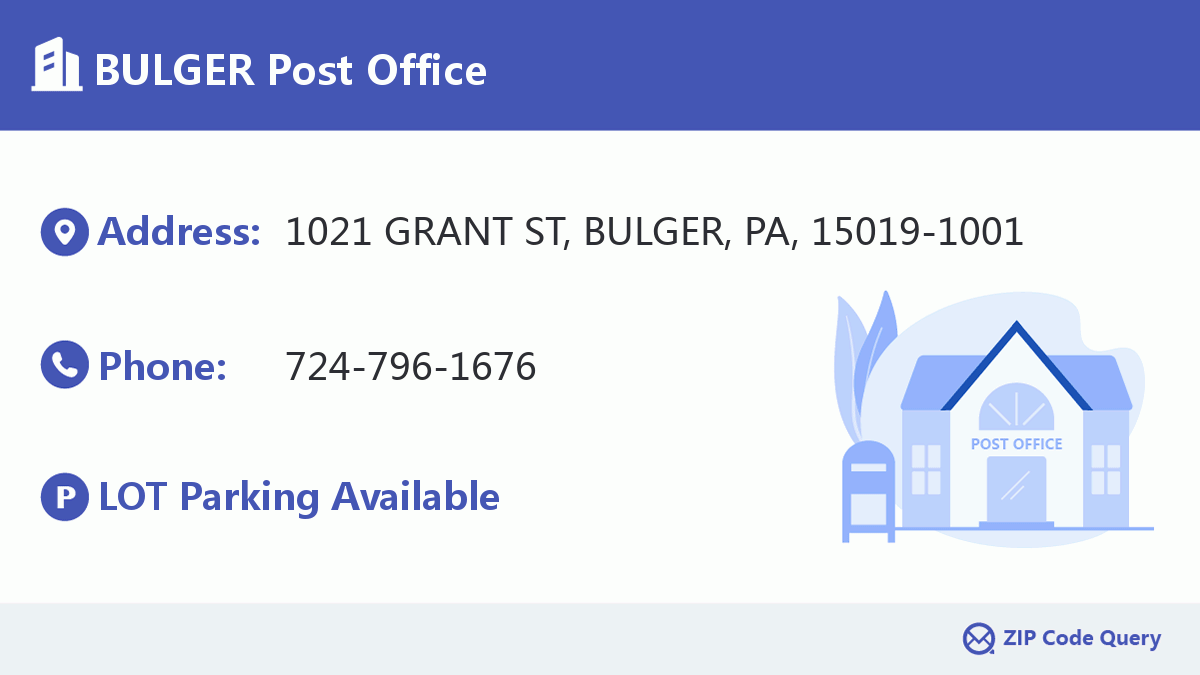 Post Office:BULGER