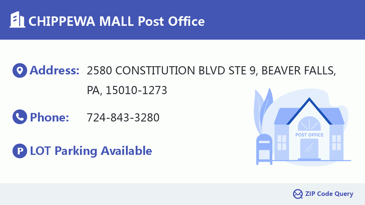 Post Office:CHIPPEWA MALL