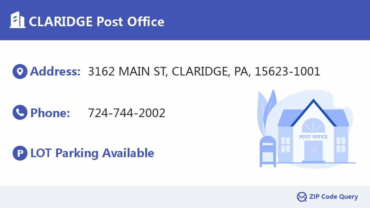 Post Office:CLARIDGE