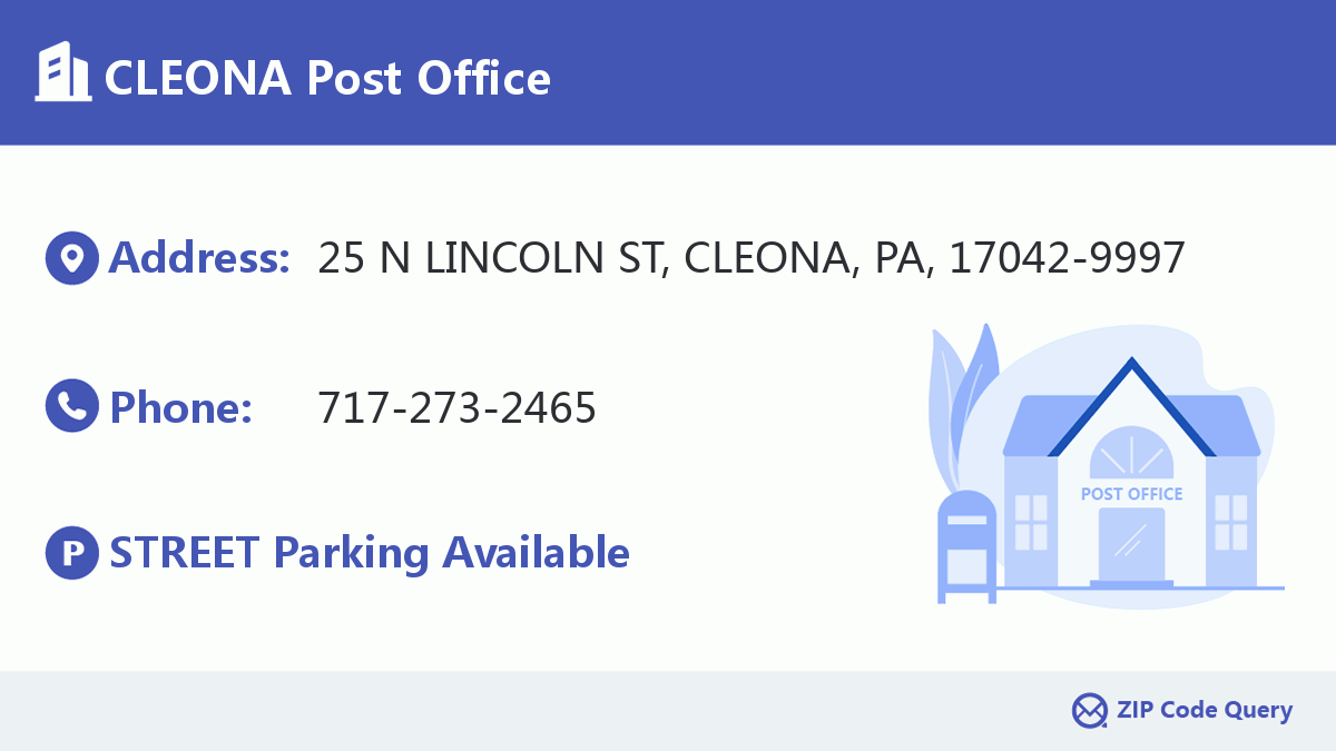 Post Office:CLEONA