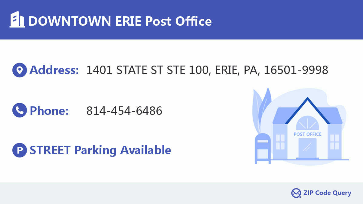 Post Office:DOWNTOWN ERIE