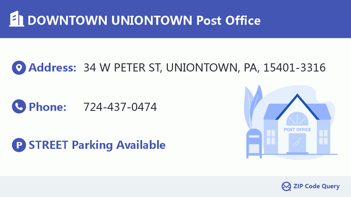 Post Office:DOWNTOWN UNIONTOWN