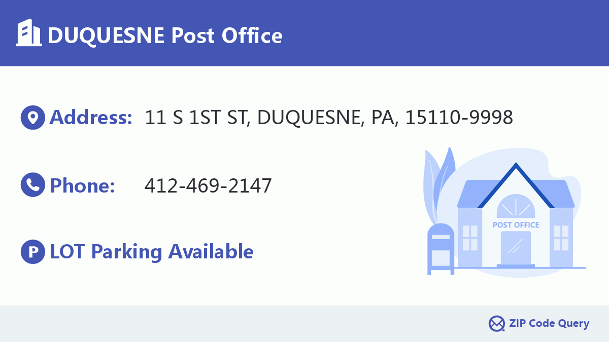 Post Office:DUQUESNE
