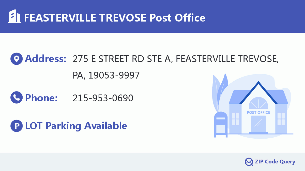 Post Office:FEASTERVILLE TREVOSE