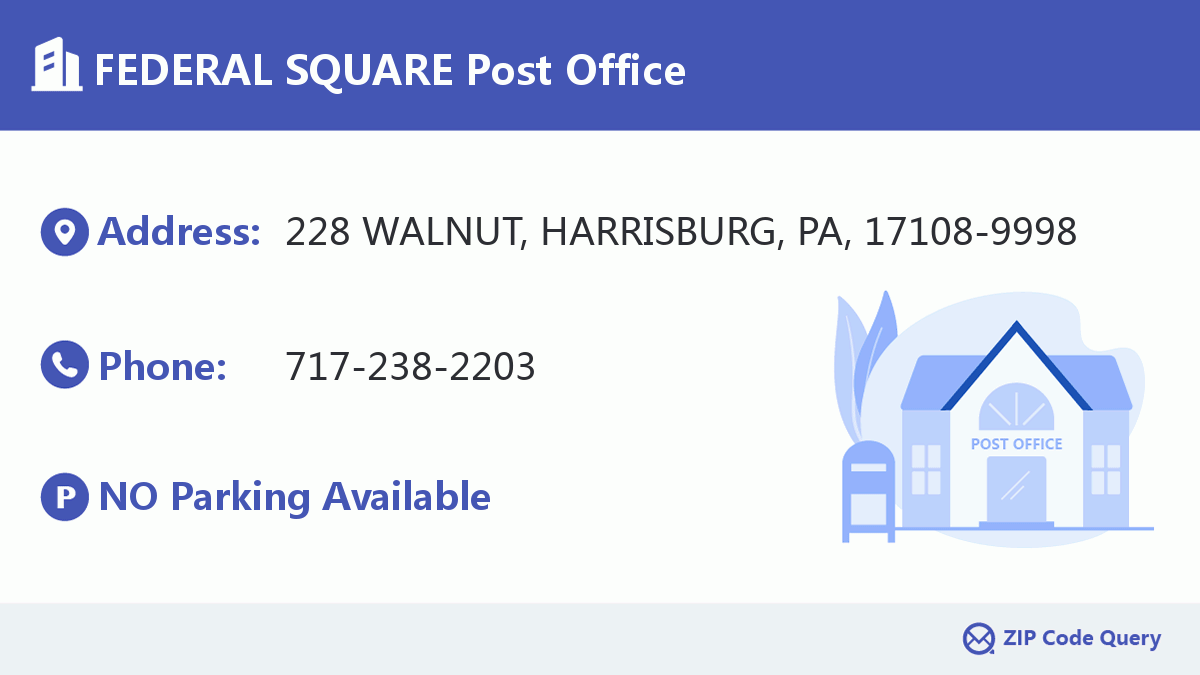 Post Office:FEDERAL SQUARE