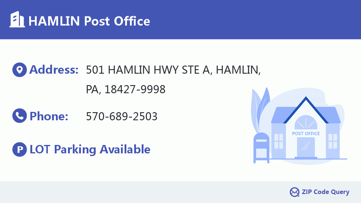 Post Office:HAMLIN