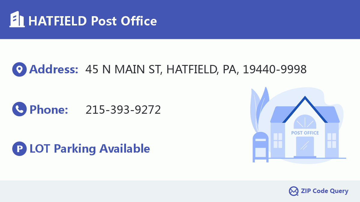 Post Office:HATFIELD