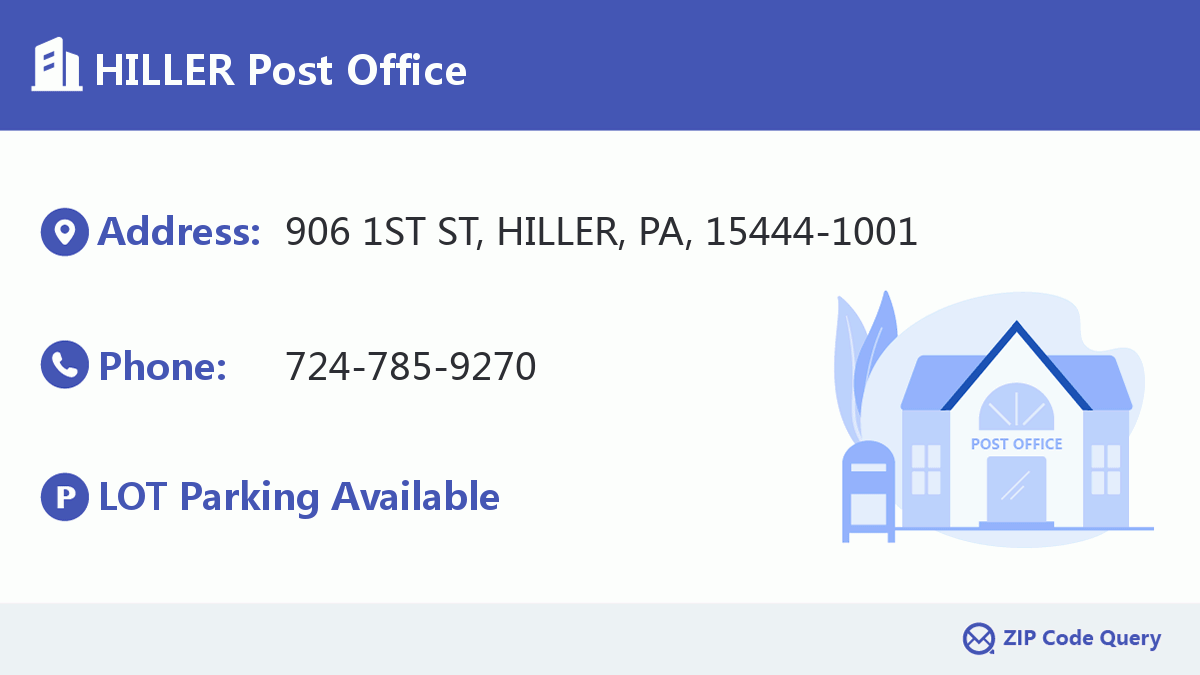 Post Office:HILLER