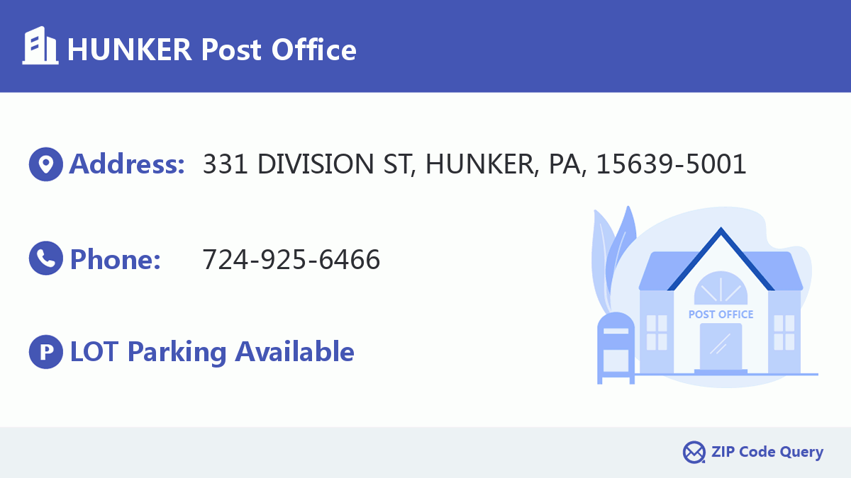 Post Office:HUNKER