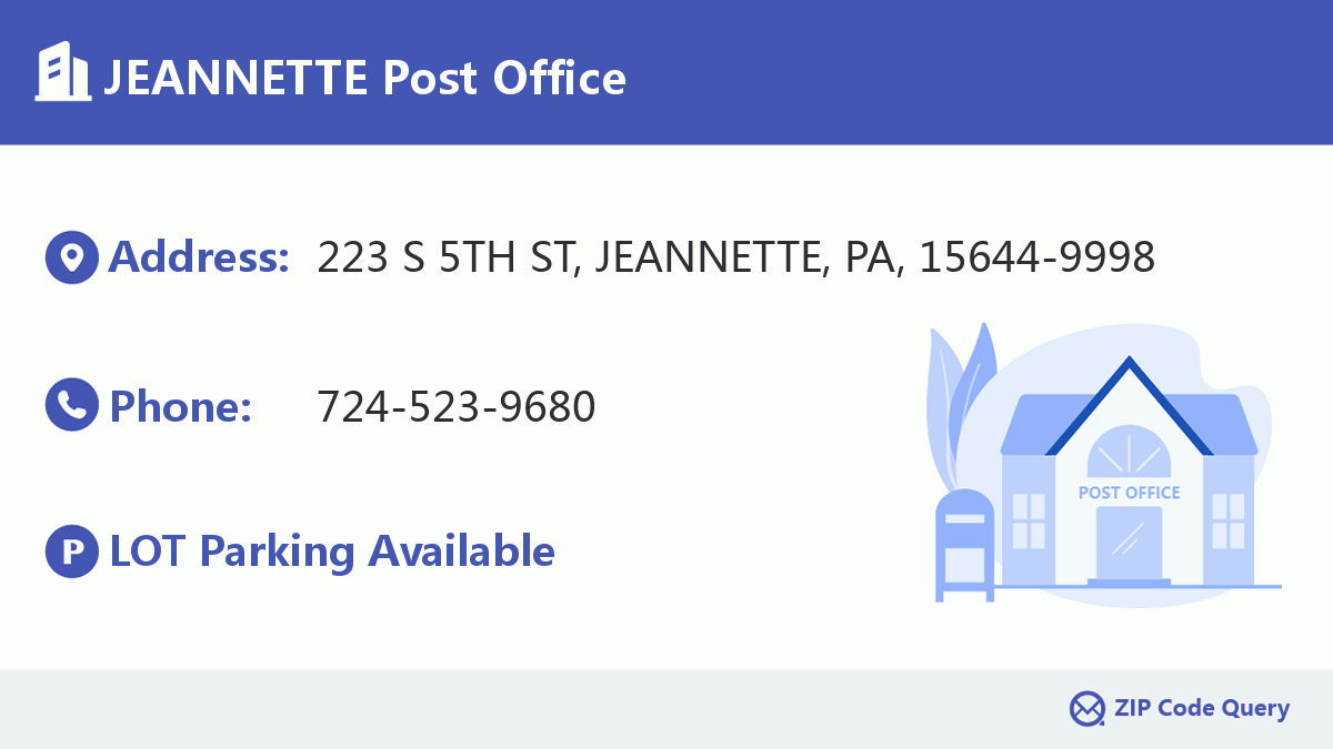 Post Office:JEANNETTE