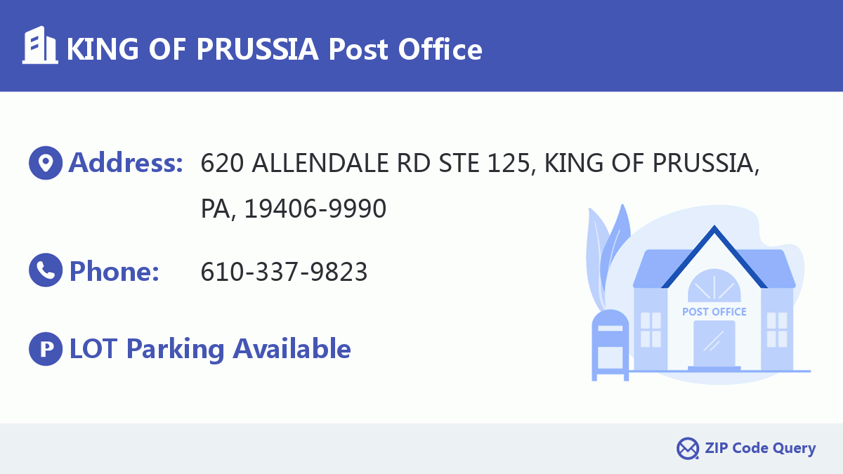 Post Office:KING OF PRUSSIA
