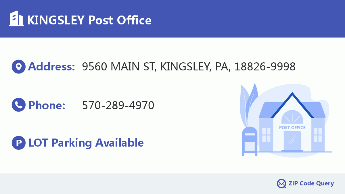 Post Office:KINGSLEY