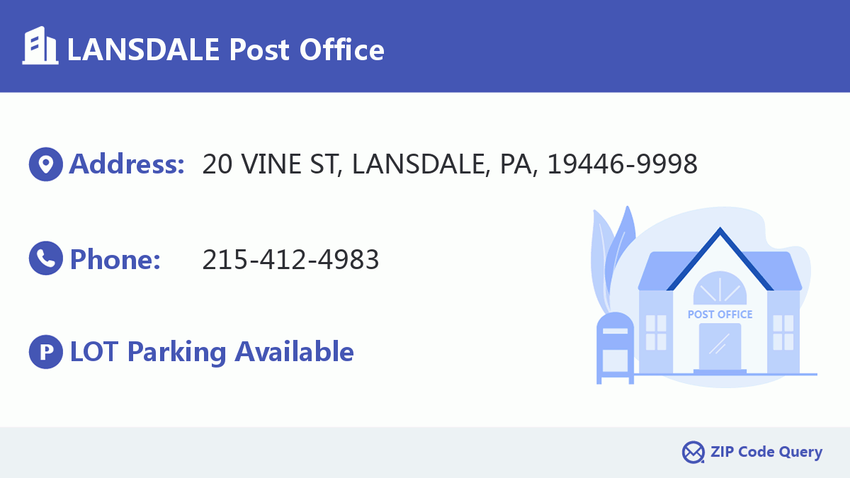 Post Office:LANSDALE