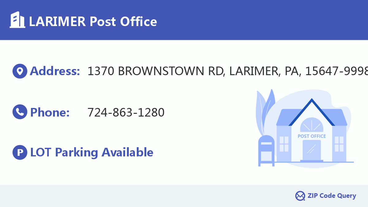 Post Office:LARIMER