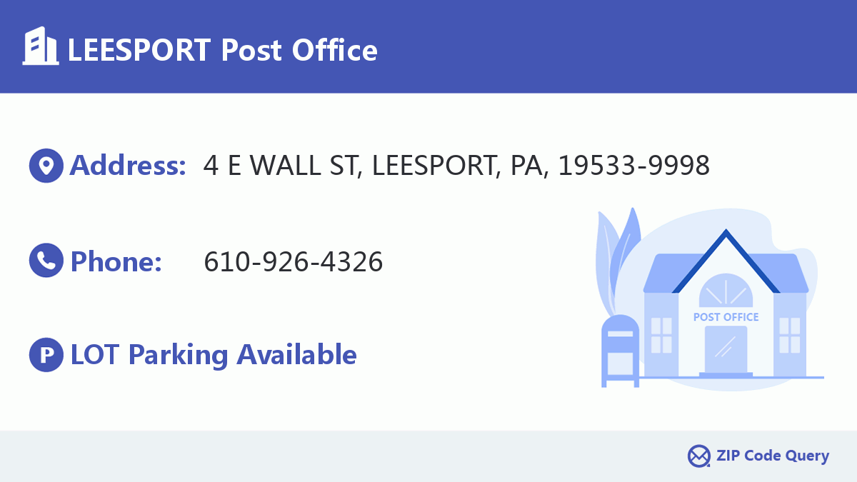 Post Office:LEESPORT