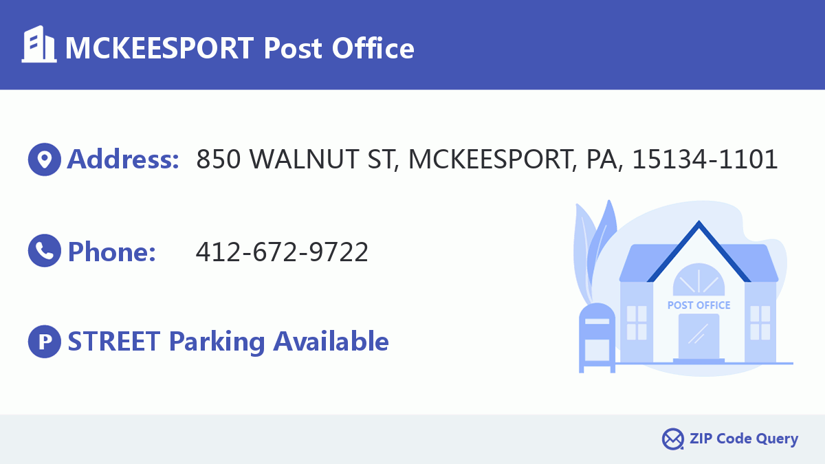Post Office:MCKEESPORT