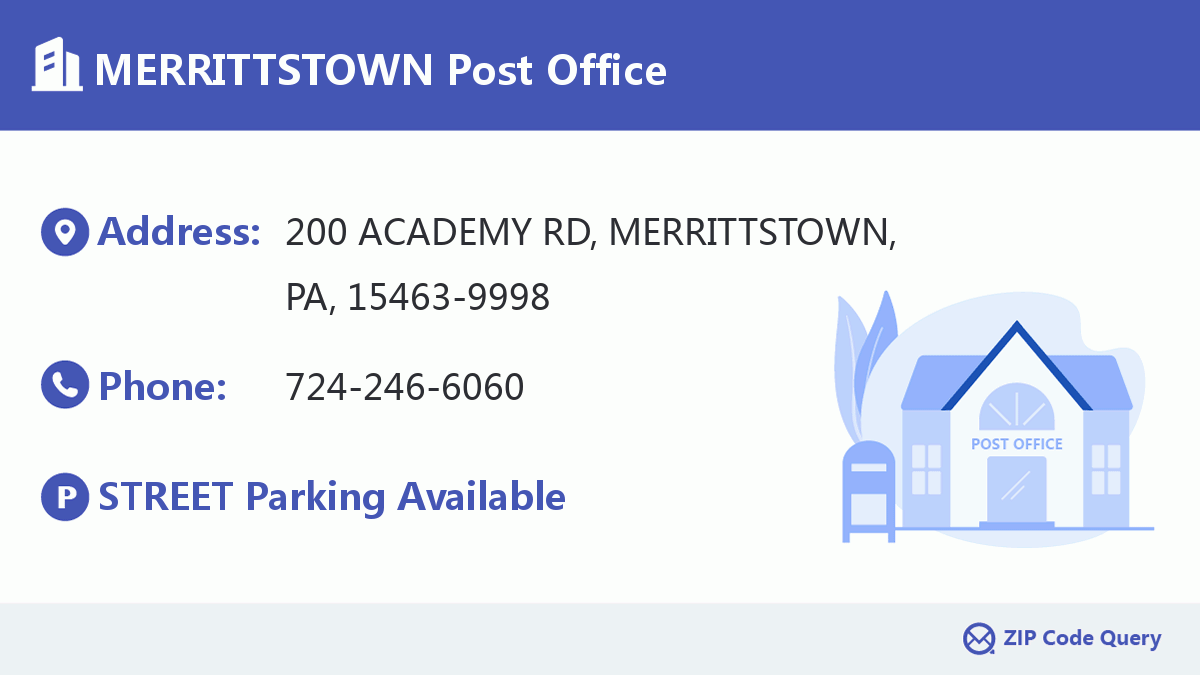 Post Office:MERRITTSTOWN