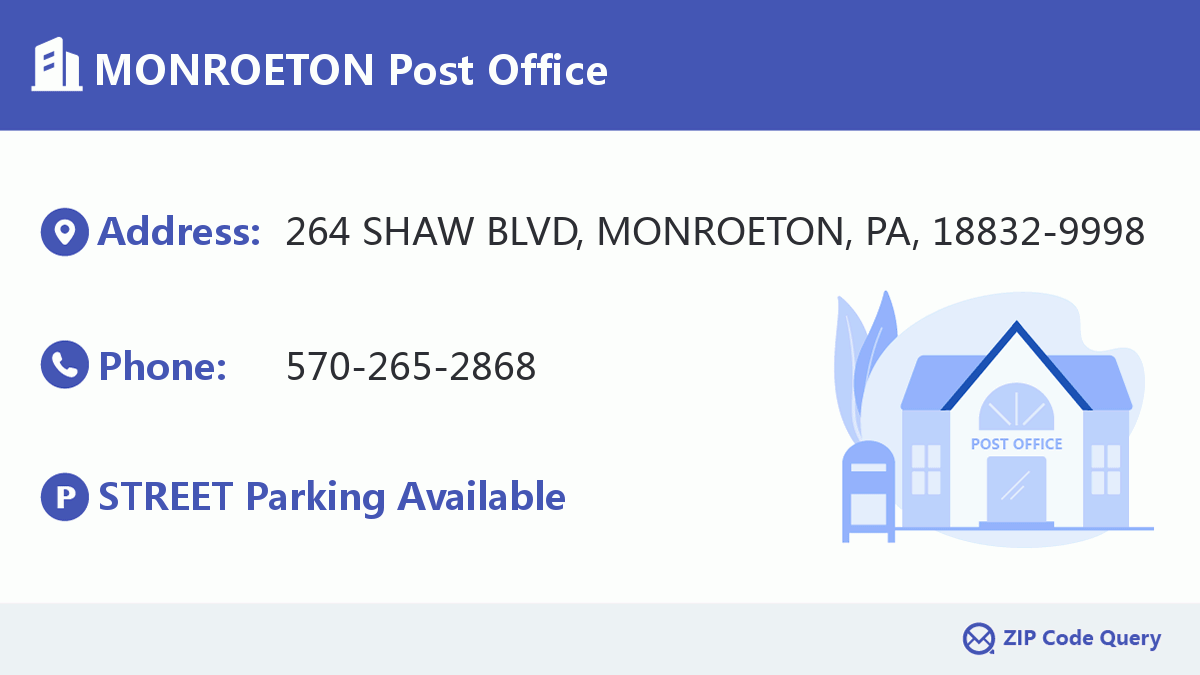 Post Office:MONROETON