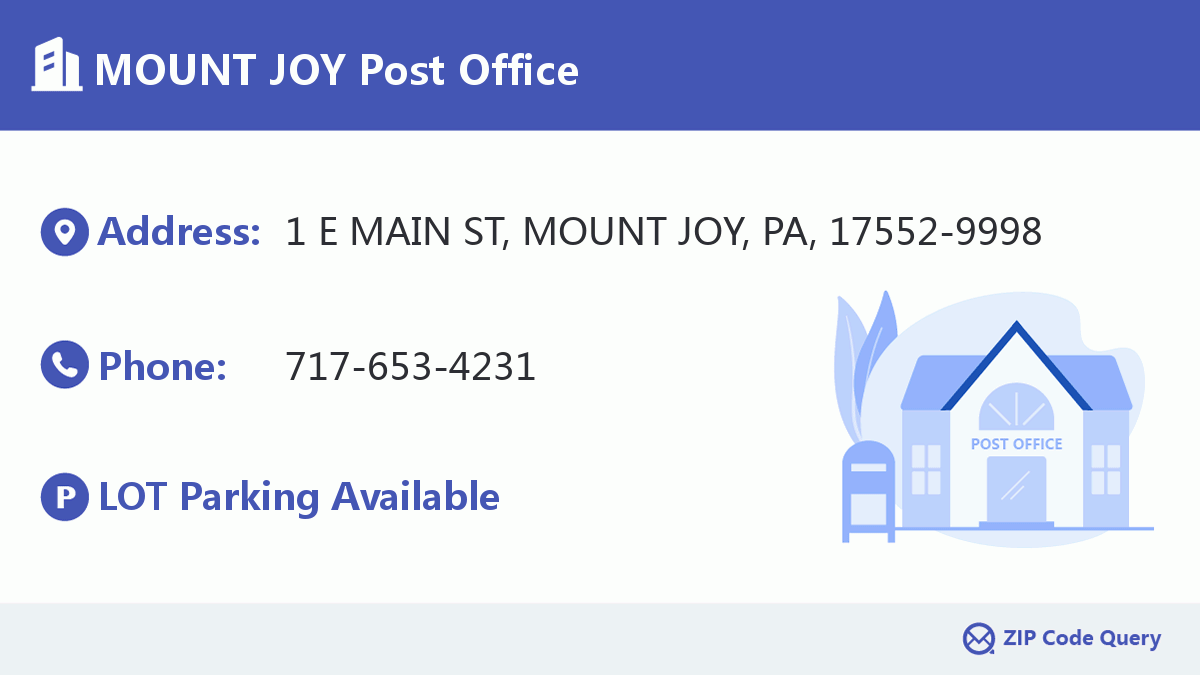Post Office:MOUNT JOY