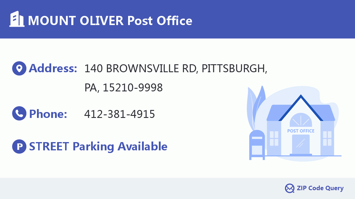 Post Office:MOUNT OLIVER