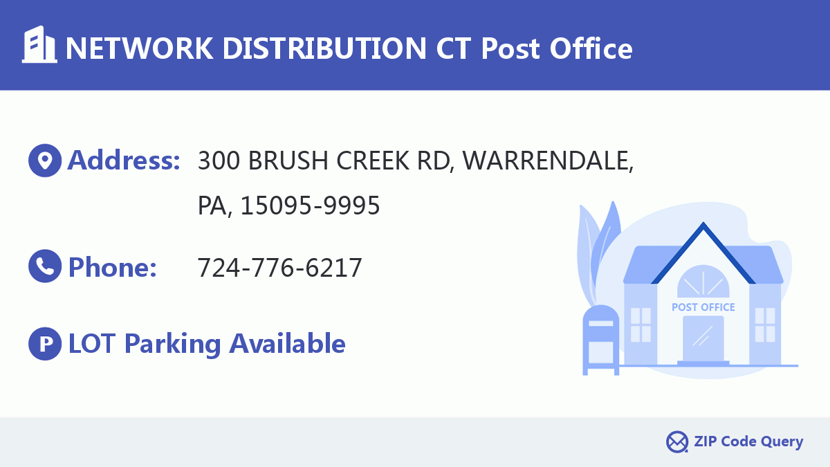 Post Office:NETWORK DISTRIBUTION CT