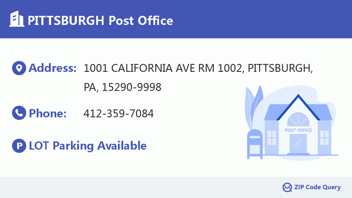 Post Office:PITTSBURGH