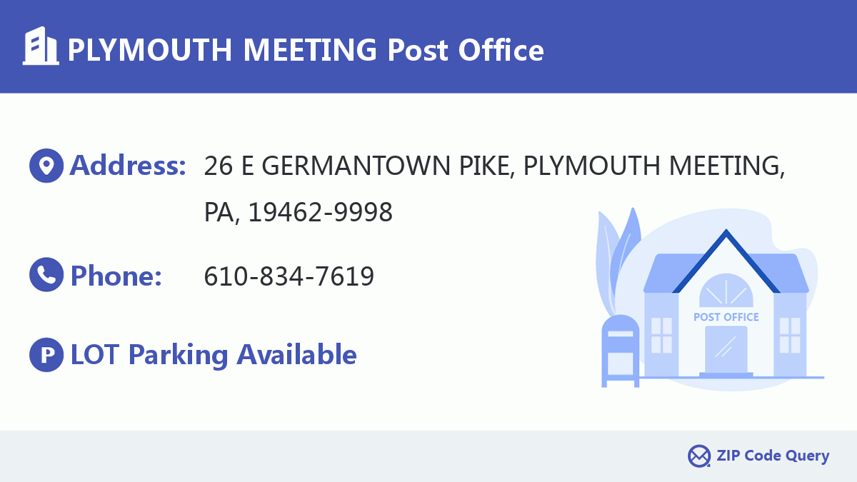 Post Office:PLYMOUTH MEETING
