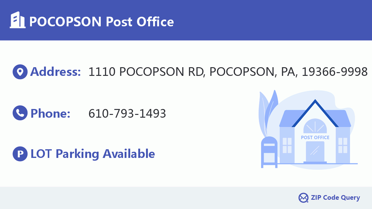 Post Office:POCOPSON