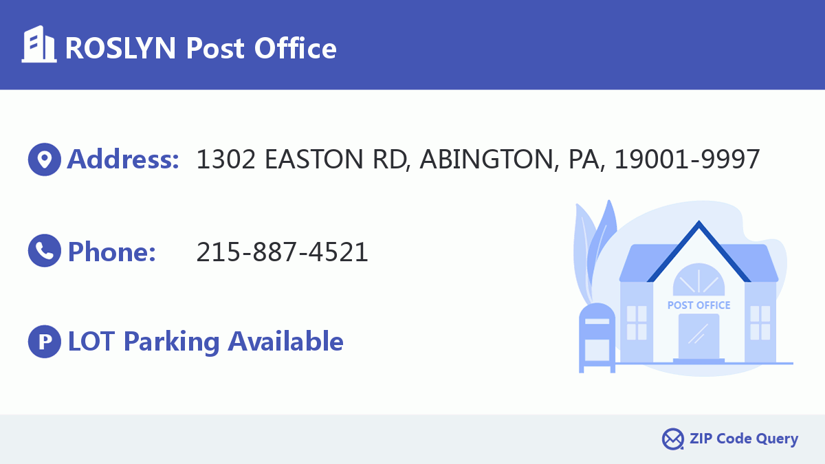 Post Office:ROSLYN