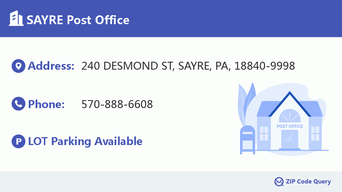 Post Office:SAYRE