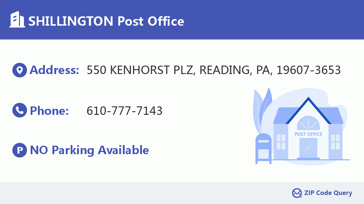 Post Office:SHILLINGTON