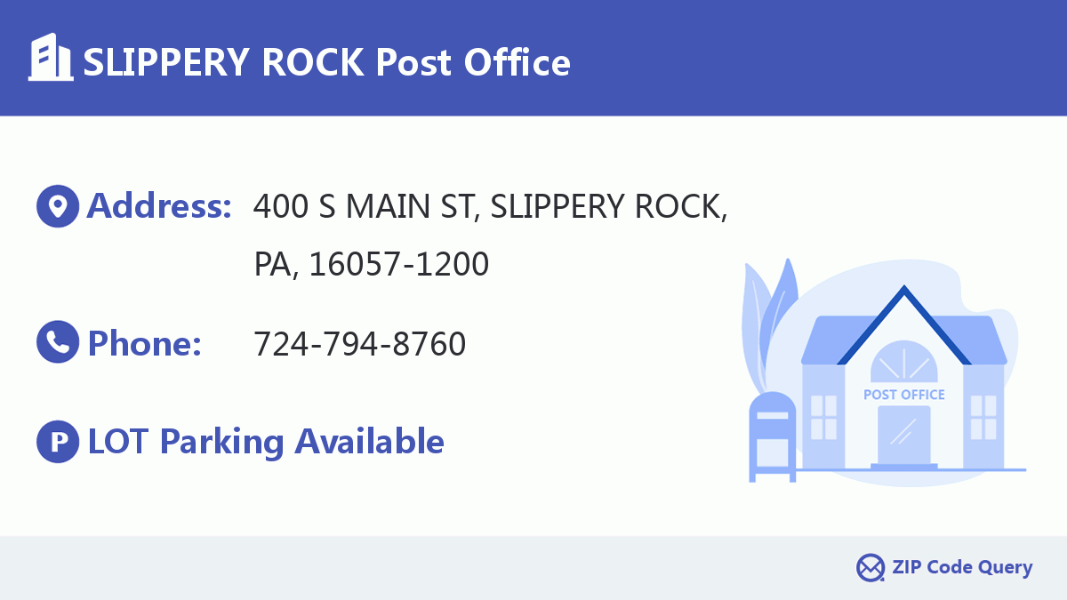 Post Office:SLIPPERY ROCK