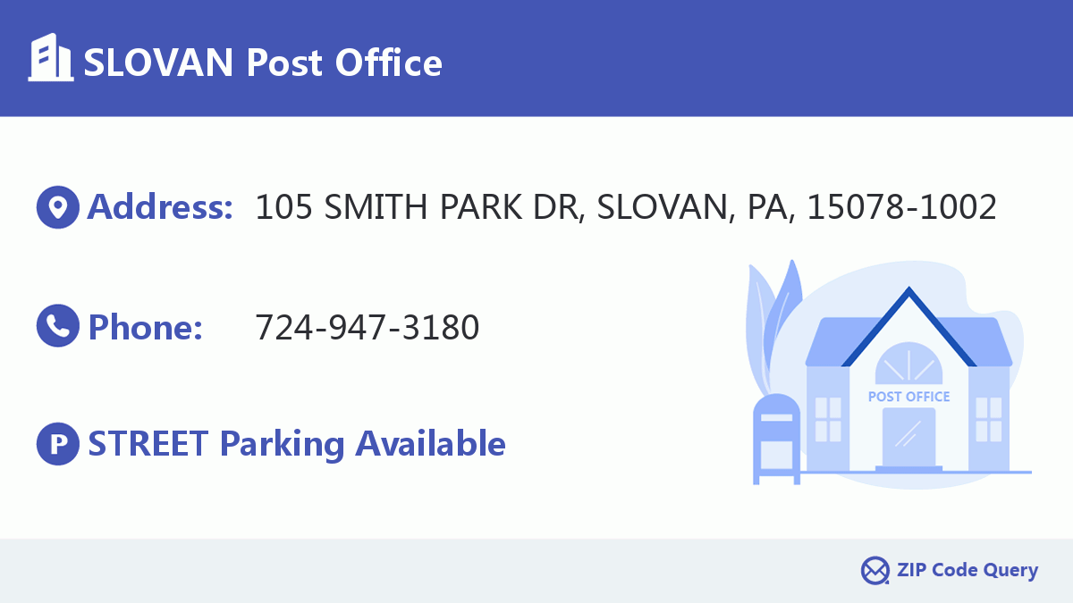 Post Office:SLOVAN