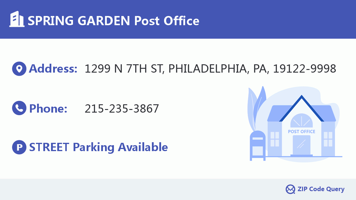 Post Office:SPRING GARDEN