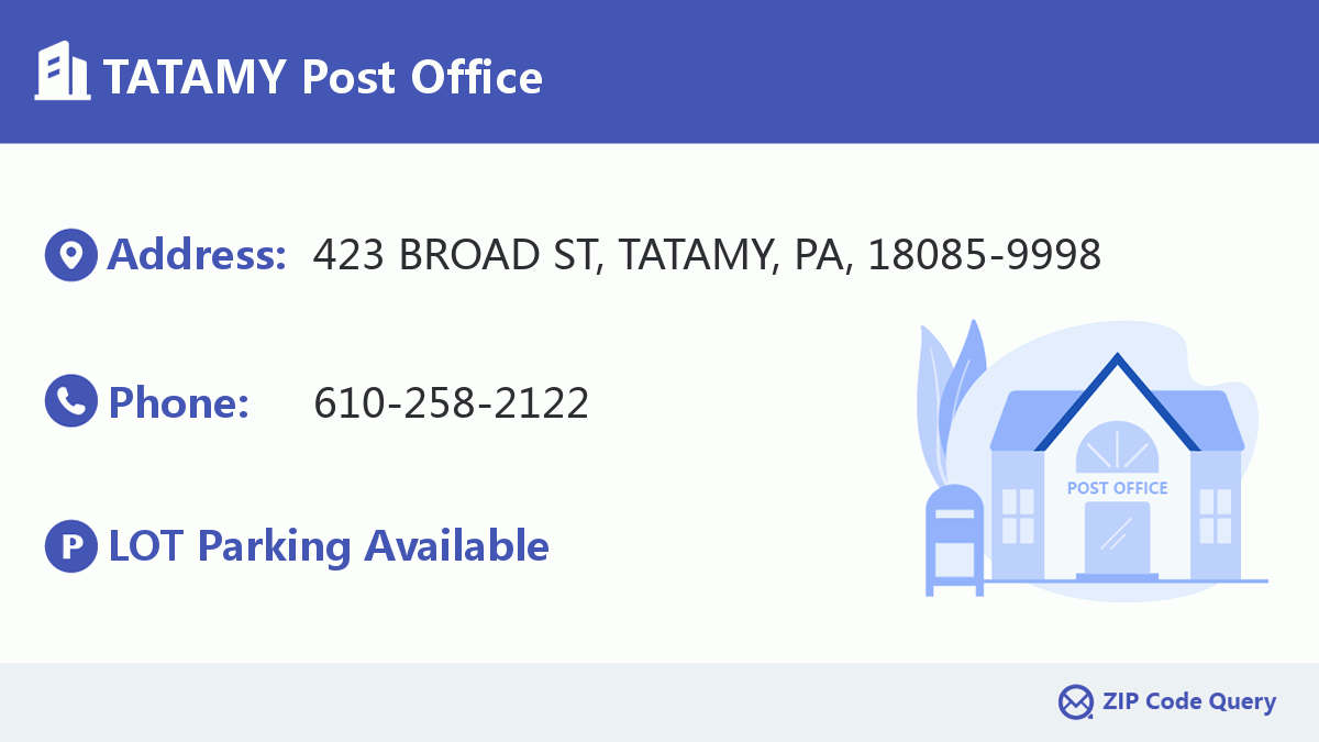 Post Office:TATAMY