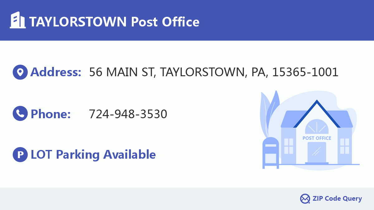 Post Office:TAYLORSTOWN