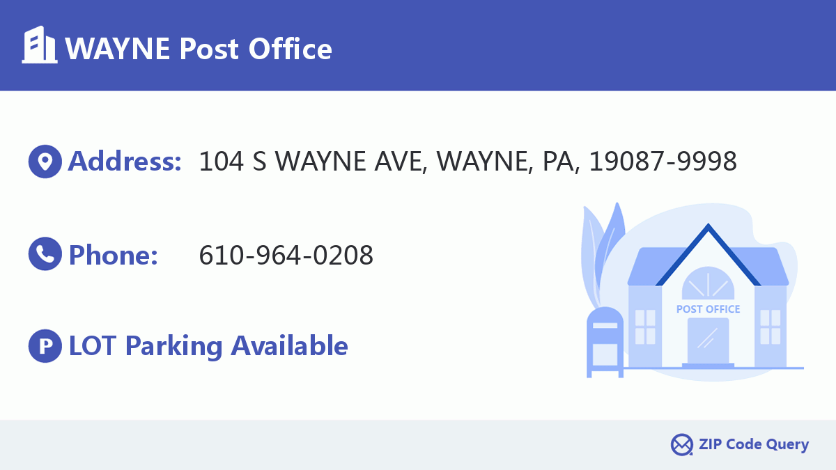 Post Office:WAYNE
