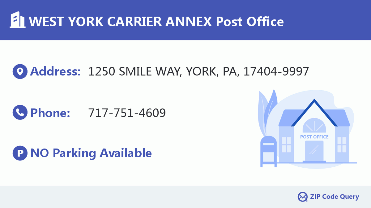 Post Office:WEST YORK CARRIER ANNEX