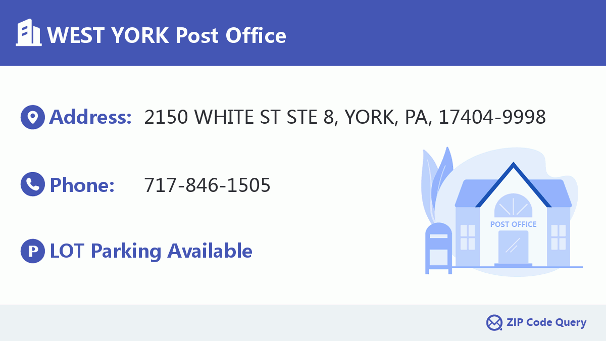 Post Office:WEST YORK